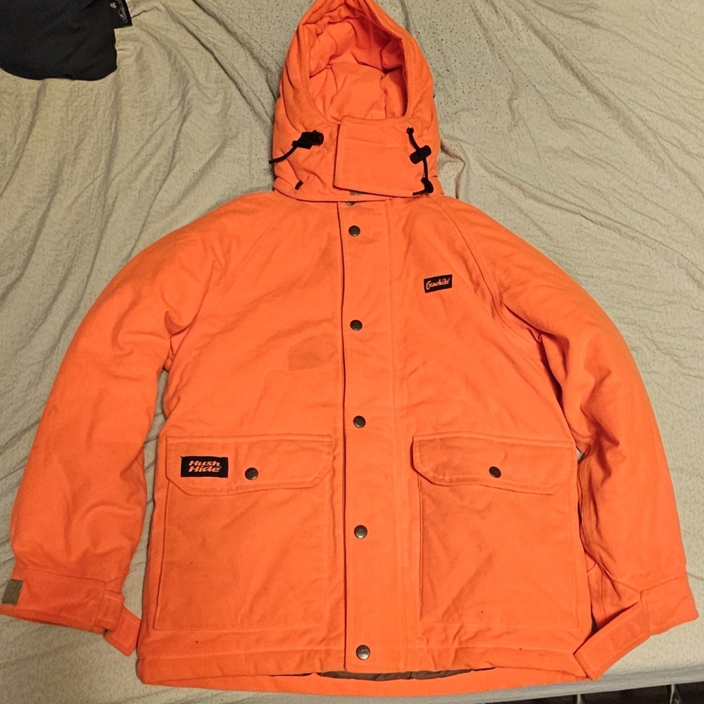 Fleece Gamehide blaze orange hunting jacket